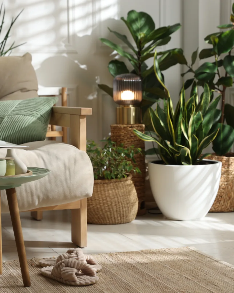 spring home reset bringing the outdoors in with indoor plants and fresh greenery