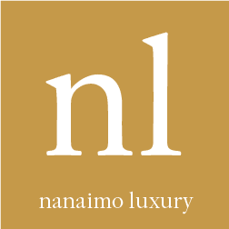 Nanaimo Luxury Logo on Gold